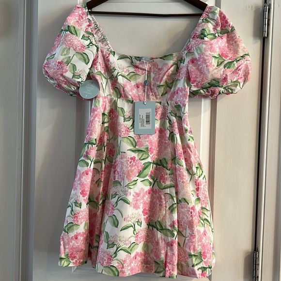 Hill House Mini Matilda Pink Hydrangea Small NWT - Picture 3 of 4